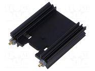 Heatsink: extruded; H; TO220,TO3P; black; L: 50.8mm; W: 45mm; 6.2K/W FISCHER ELEKTRONIK