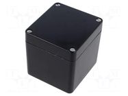 Enclosure: multipurpose; X: 75mm; Y: 80mm; Z: 75mm; polyester; black RAYCHEM RPG