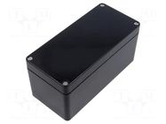 Enclosure: multipurpose; X: 75mm; Y: 160mm; Z: 75mm; polyester; black RAYCHEM RPG