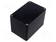 Enclosure: multipurpose; X: 75mm; Y: 110mm; Z: 75mm; polyester; black RAYCHEM RPG