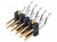 Connector: pin strips; pin header; male; PIN: 10; horizontal; SMT SAMTEC
