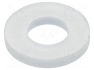 Washer; round; M2,5; D=5.6mm; h=0.8mm; polyamide; natural ESSENTRA