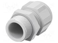 Cable gland; without nut; PG16; IP68; polyamide; light grey TE Connectivity