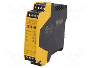 Module: safety relay; 24VDC; IN: 2; for DIN rail mounting; ESR5 EATON ELECTRIC