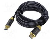 Cable; HDMI plug,both sides; PA; 5m; black; Core: Cu GEMBIRD