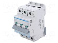 Circuit breaker; 230/400VAC; Inom: 32A; Poles: 3; Charact: D; 10kA HAGER
