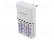 Charger: microprocessor-based; Ni-MH; Size: AA,AAA PANASONIC