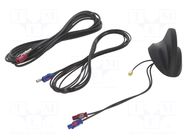 Antenna; automotive,external; GNSS,GPS,GSM,UMTS,WiFi; Fakra ACV
