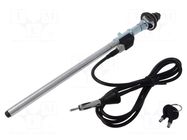 Antenna; telescopic; 0.9m; AM,FM; universal; 1.5m; black,silver MTA