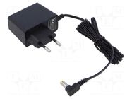 Power supply: switching; mains,plug-in; 12VDC; 1A; 12W; 84%; angled ESPE