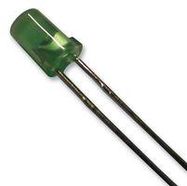 LED, FLAT TOP, 4MM, GREEN