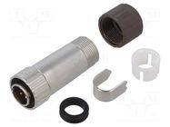 Connector: circular; plug; male; LF; 10A; 1.25kVAC; PIN: 4; straight HIROSE