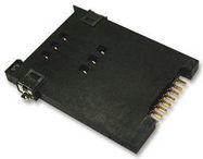 CONNECTOR, SIM CARD, SMT, RIGHT ANGLE