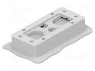 Multigate grommet; light grey; Holes no: 4; -40÷80°C; IP66 TE Connectivity