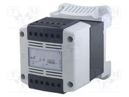 Transformer: mains; 320VA; 230VAC; 12V; Leads: terminal block; IP20 DF ELECTRIC