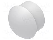 Stopper; polyamide; light grey; Entrelec; Ø: 31.8mm; Size: 37 TE Connectivity