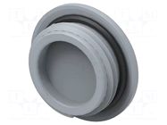 Stopper; M20; 1.5; IP68; polyamide; grey; Entrelec; Thread: metric TE Connectivity