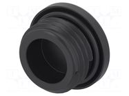 Stopper; PG7; IP68; polyamide; black; Entrelec; Thread: PG; 6mm TE Connectivity