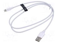 Cable; USB 2.0; Apple Lightning plug,USB A plug; nickel plated VENTION