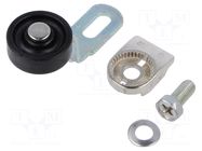 Driving head; plastic roller Ø20mm PIZZATO ELETTRICA