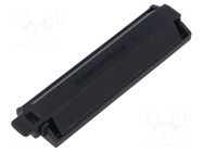 Self-adhesive cable holder; polyamide; black HELLERMANNTYTON