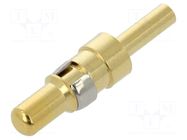 Contact; male; copper alloy; gold-plated; 20AWG÷16AWG; crimped CONEC