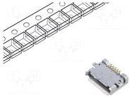Connector: USB AB micro; socket; ZX; PIN: 5; horizontal; USB 2.0 HIROSE
