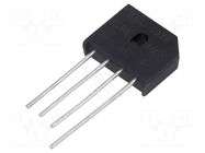 Bridge rectifier: single-phase; Urmax: 800V; If: 10A; Ifsm: 200A TAIWAN SEMICONDUCTOR