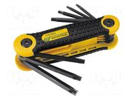 Wrench: Torx®-set; TX8,TX10,TX15,TX20,TX25,TX27,TX30,TX40 PROXXON