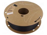 Filament: PLA; 1.75mm; charcoal black; 190÷230°C; 1kg; PolyTerra™ POLYMAKER