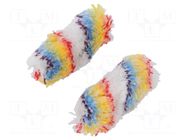 Paint roller; W: 70mm; to the paint; Ø: 16mm; Multicolor; 2pcs. SOLID TOOLS