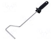 Paint roller handle; W: 100mm; Ø: 6mm SOLID TOOLS