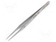 Tweezers; 115mm; for precision works; Blades: narrowed WELLER