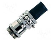 Cable gland; PG16; IP65; brass; metallic; Resistance to: UV rays LAPP