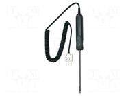 Probe: PT100-type temperature; -50÷200°C; Probe l: 0.13m; Len: 1m CHAUVIN ARNOUX