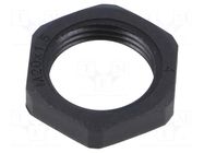 Nut; M20; 26mm; black; Thread: metric; Pitch: 1.5; KMK-PA-OB HELUKABEL