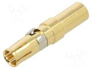 Contact; female; copper alloy; gold-plated; 12AWG÷10AWG; crimped CONEC