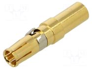 Contact; female; copper alloy; gold-plated; 12AWG÷10AWG; crimped CONEC