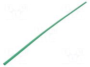 Heat shrink sleeve; glueless; 2: 1; 9.5mm; L: 1m; green; polyolefine TASKER