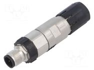 I/O connector; -40÷85°C; IP65; Connection: M12 SIEMENS