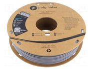 Filament: PLA Tough; 1.75mm; grey; 190÷230°C; 750g; PolyMax™ POLYMAKER