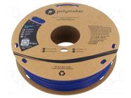 Filament: PLA Tough; 1.75mm; blue; 190÷230°C; 750g; PolyMax™ POLYMAKER