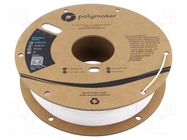 Filament: PET-G Tough; 1.75mm; white; 230÷240°C; 750g; PolyMax™ POLYMAKER