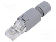Connector: RJ45; plug; PIN: 8; Cat: 5e; shielded; 8p8c; 4.5÷8mm; male LAPP