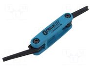 Wrench-set; hex key,Phillips; HEX 4mm,HEX 5mm,HEX 6mm; 5pcs. BONDHUS