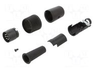 Connector: circular; male; 678; 5A; 60V; IP40; for cable; soldering BINDER