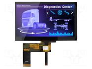 Display: TFT; 7"; 800x480; Illumin: LED; Dim: 165x104x5.25mm; RGB NEWHAVEN DISPLAY INTERNATIONAL