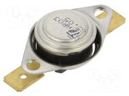 Sensor: thermostat; SPST-NC; 65°C; 16A; 250VAC; connectors 6,3mm TOMIC