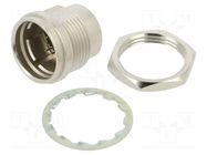 Connector: circular; socket; male; HR25; 1A; 42VDC; 30VAC; PIN: 12 HIROSE