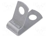 Fixing clamp; 4.8mm; aluminium ESSENTRA